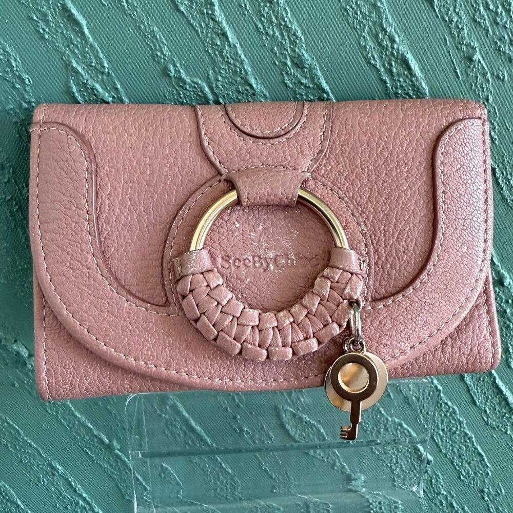 Chloe Hana Pink Leather Wallet
